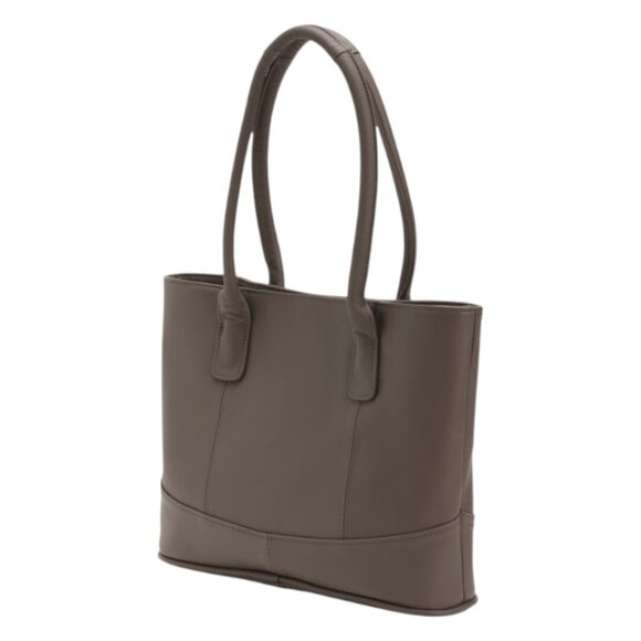 AMERILEATHER Leather Triple Compartment Tote - Picture 3 of 3